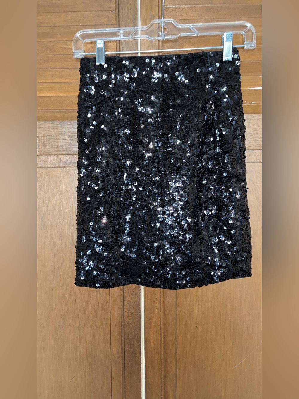 Black Sequin Mini Skirt - Chic Partywear